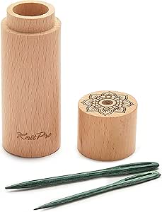 KnitPro – KnitPro The Mindful Collection Holz Stopfen Nadeln Setzen – 1 Setzen, Blaugrün
