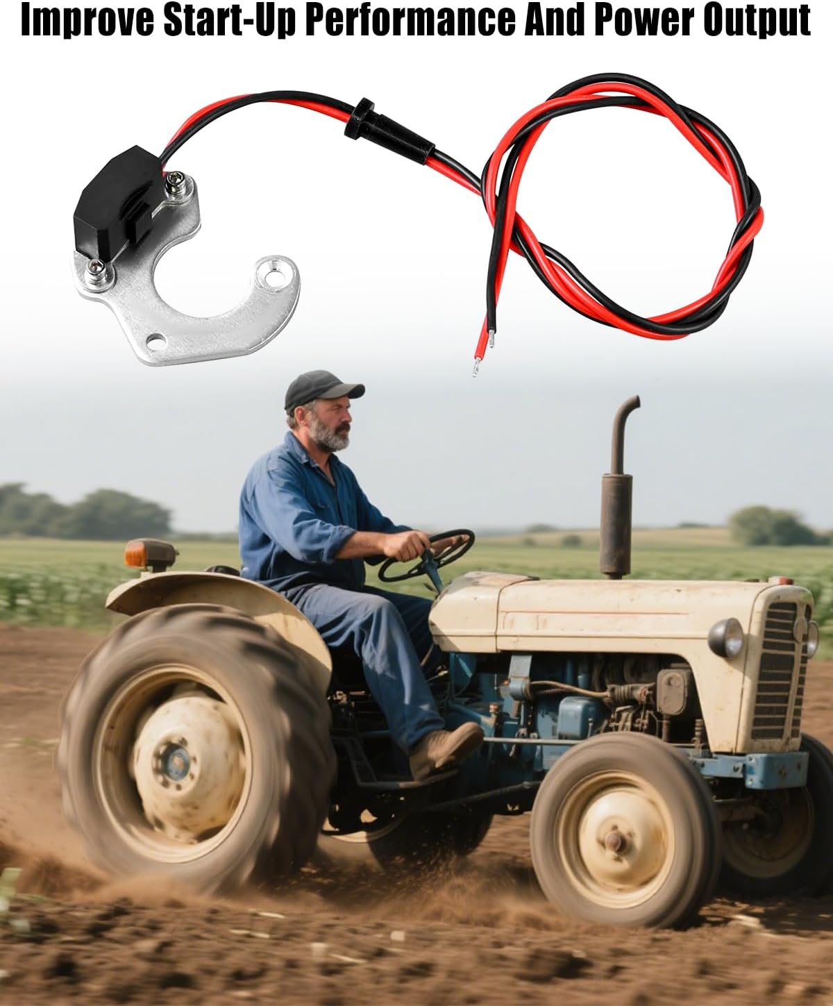 Replace 1442 Ignitor Electronic Ignition Conversion Kit Fit for IHC 4 Cylinder