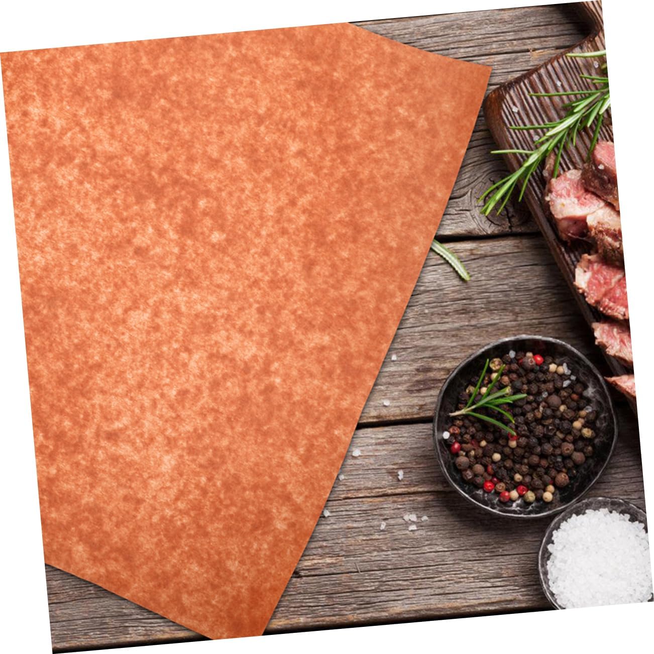 Natural Kraft Paper Roll for Smoking Meat, Non-stick Grill