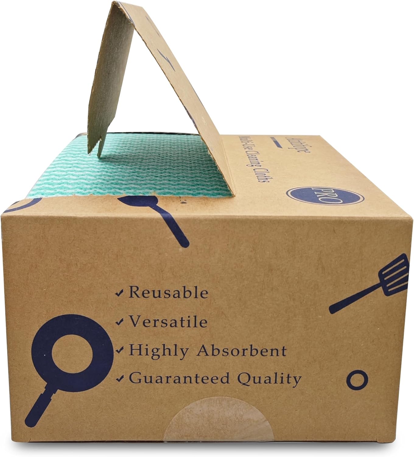 Heavy Duty Wipes Dish Cloths 50Pieces Reusable Wipes Multi-use Cleaning Cloths Towels - Image 3