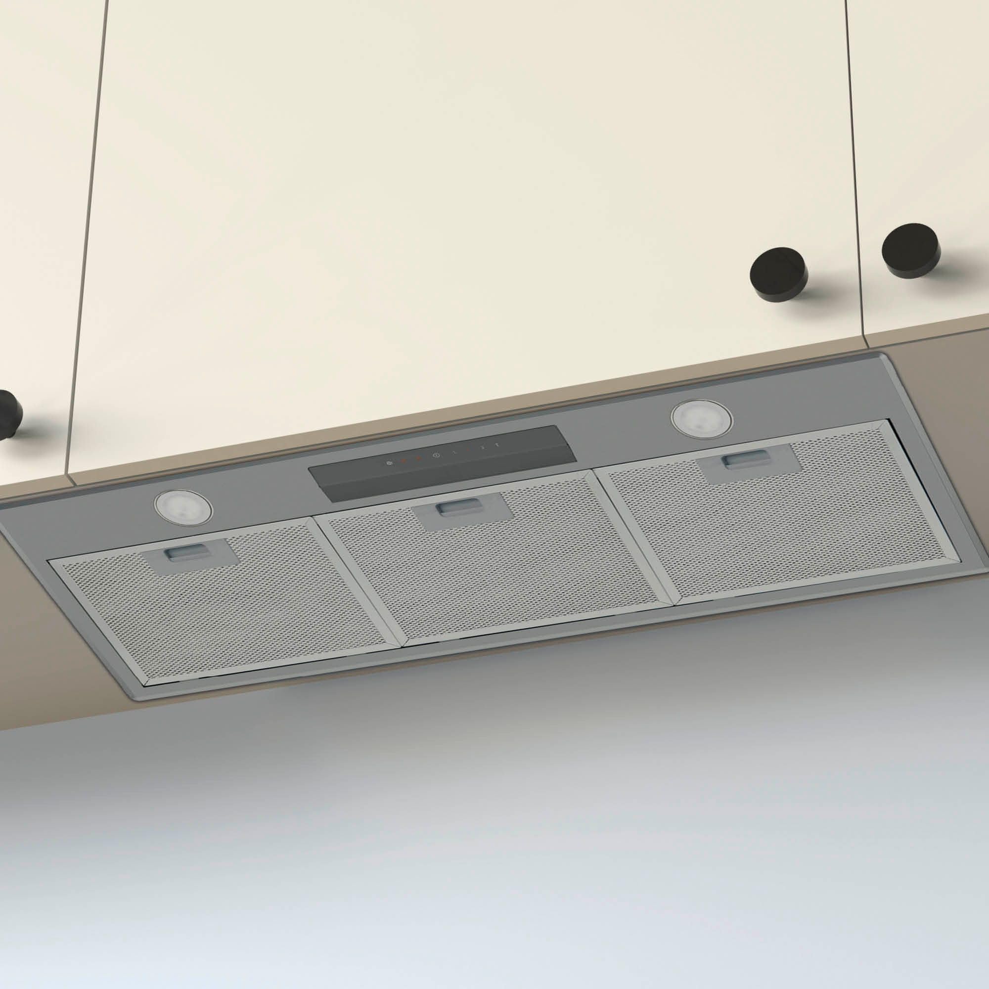 Campana Grupo Filtrante 79,2cm 820 m³/h 65dB CATA GL75 X/D 4 Niveles Extracción Clase A COD. 02031302 Inox