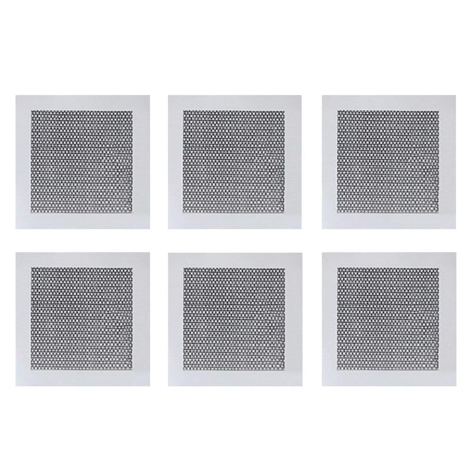 Brave Tour 6 Pack 6 Inch Drywall Repair Patch, Aluminum Wall Repair Patch Self Adhesive Fiber Mesh Over Galvanized Plate,Screen Patch Repair for Drywall Plasterboard (6 Inch)