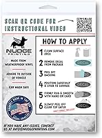 Vista 3 de Adhesivo de vinilo rojo resistente a la intemperie de Lobos de la Universidad de Nuevo México de la UNM Nudge Printing