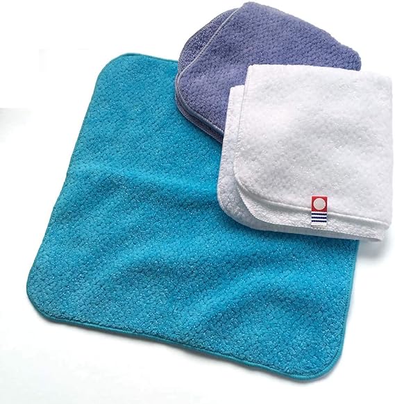 Amazon 今治タオル ミニハンカチ 百花繚乱 エムカラー ３枚組 アソート ブルーb ハンカチ バンダナ 通販