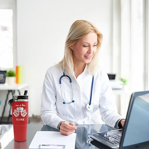 Vista 41 de Regalos para dentistas para mujeres, regalos de asistente dental, vaso de dentista grabado personalizado, regalos para médicos para mujeres, vaso