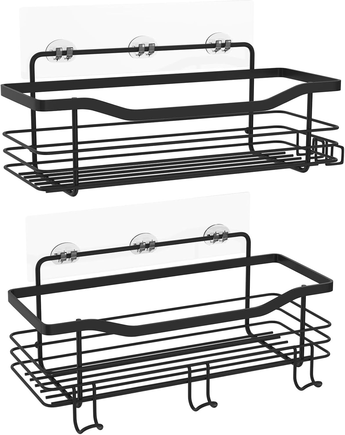 KIUGOP Shower Shelf No Drilling Shower Basket SelfAdhesive Shower