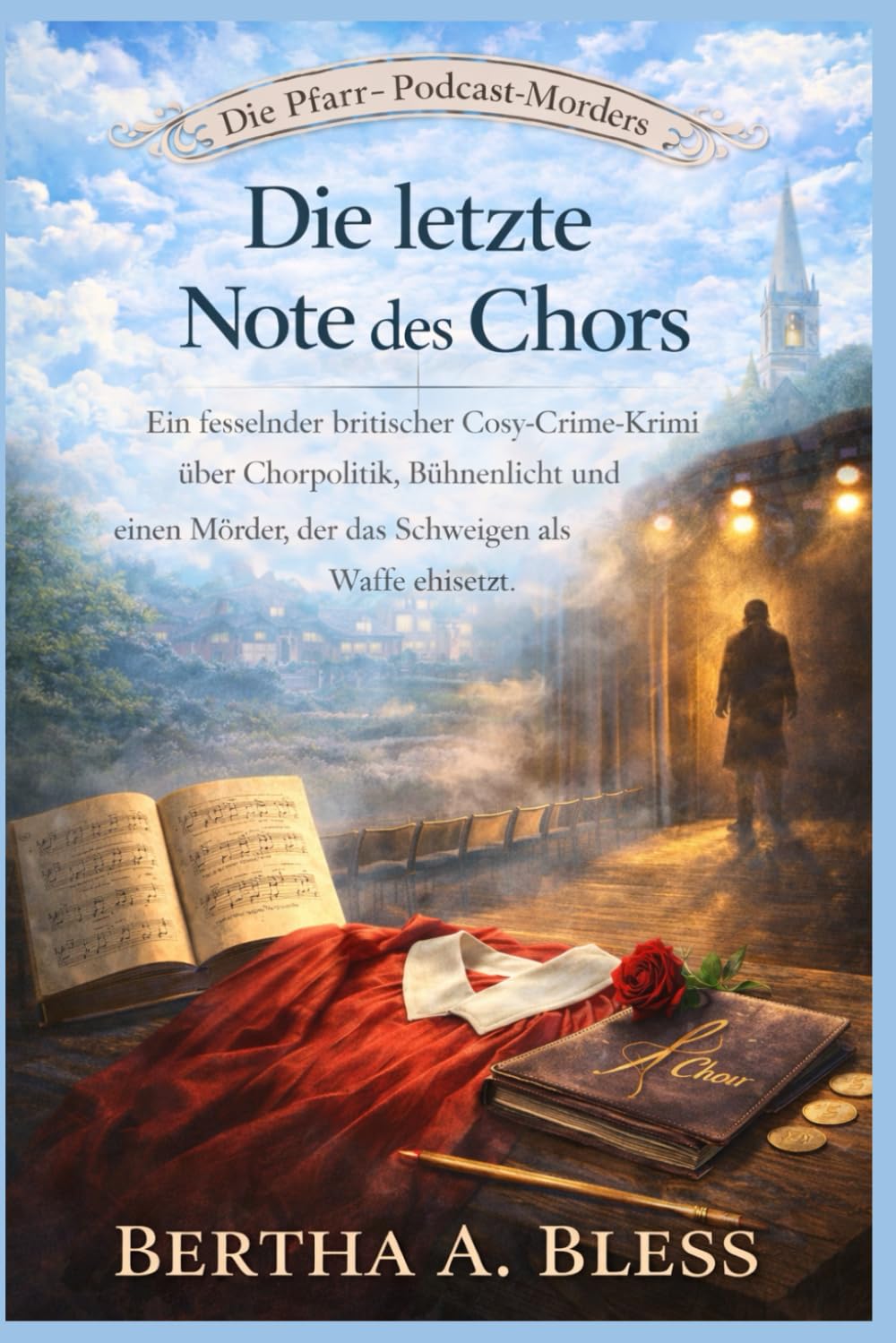 Die Letzte Note Des Chors.: Ein fesselnder britischer Cosy-Crime-Krimi über Chorpolitik, Bühnenlicht und einen Mörder, der das Schweigen als Waffe einsetzt. (Die Pfarr-Podcast-Morde)