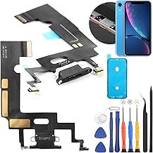 RongZy USB Charging Port for iPhone XR Dock Connector Charger Board Flex Cable Assembly Replacement for iPhone XR with Tools