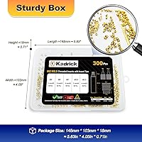 Vista 4 de 300 piezas de inserciones roscadas M2 M2.5 para plástico con puntas de ajuste térmico, kit de inserciones de ajuste térmico M2 y M2.5, inserciones