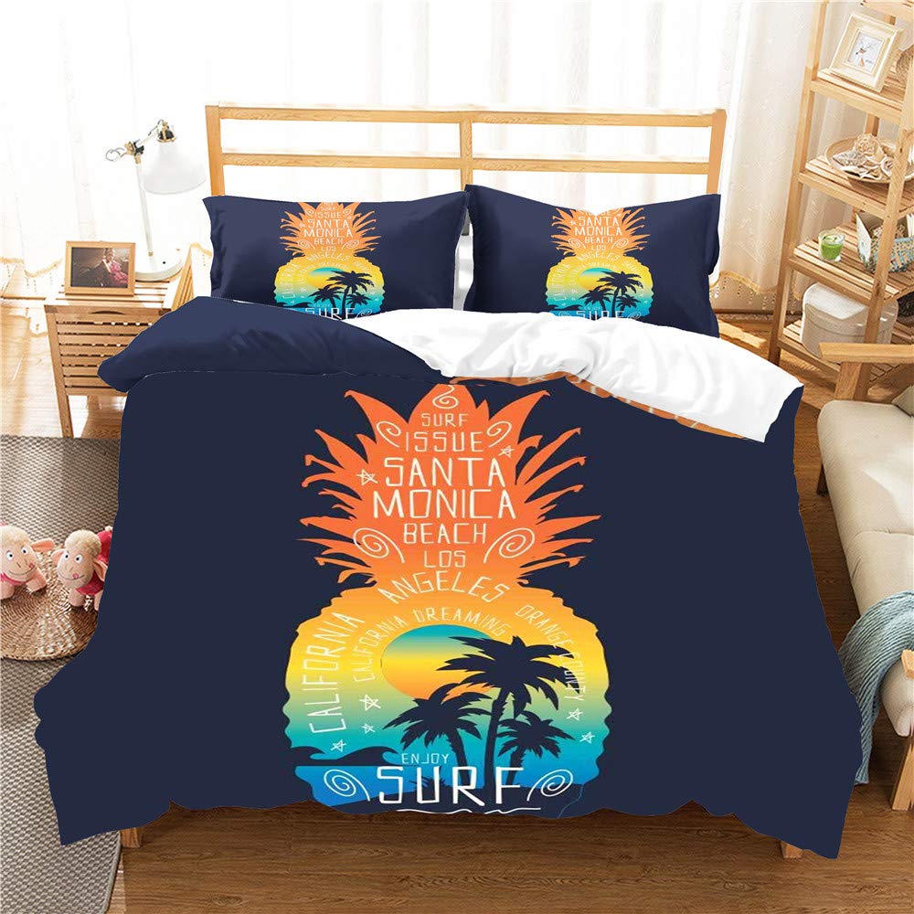 Housse de couette hypoallergénique 200x200cm Dotbuy en microfibre 3D respirante