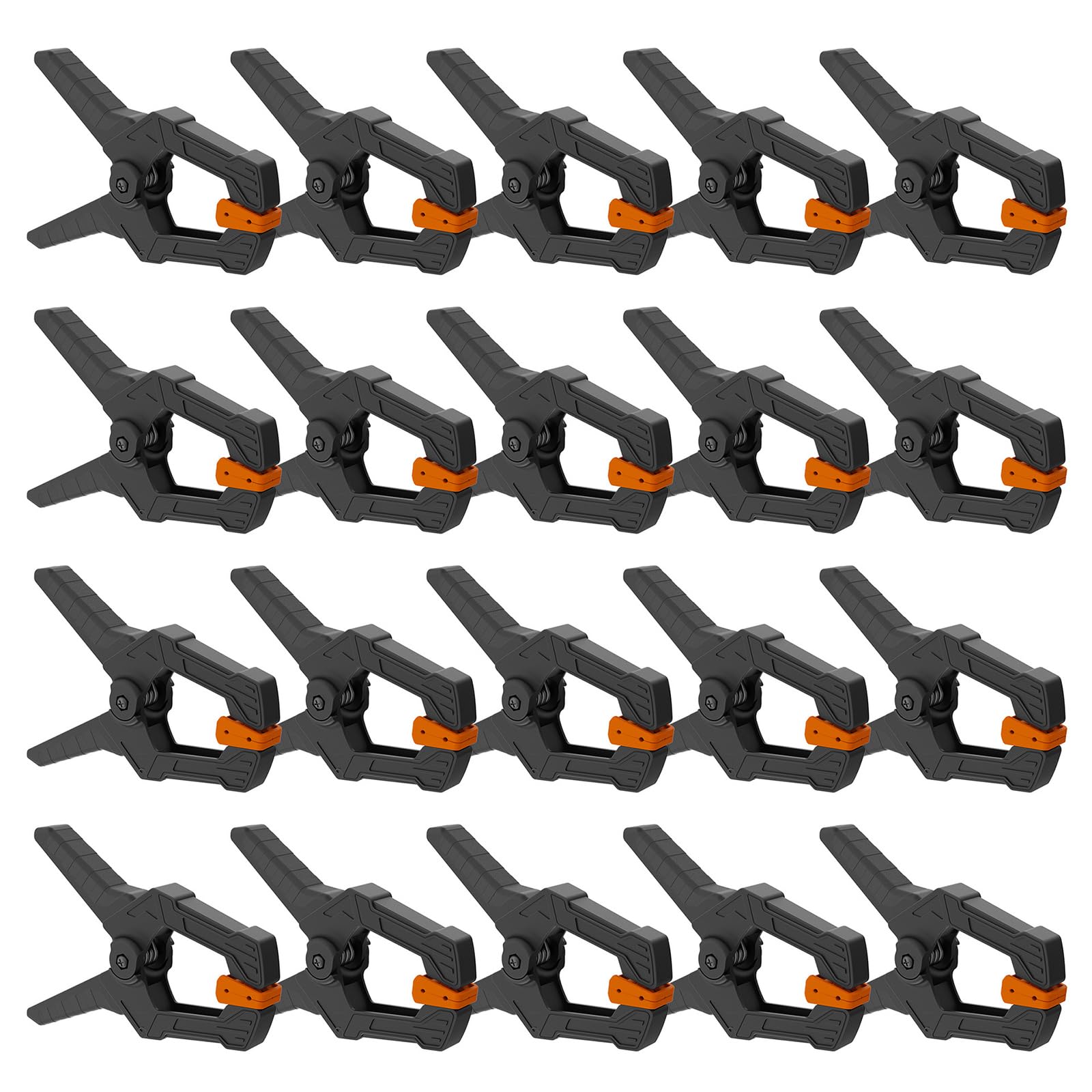Kaeltsyn Multicolor 20Pcs Fixing Middle Frame Bracket Wood Tool Photo Studio Background Pipe Clamp Woodworking Spring Clamp Toggle Clamps Wood Tool