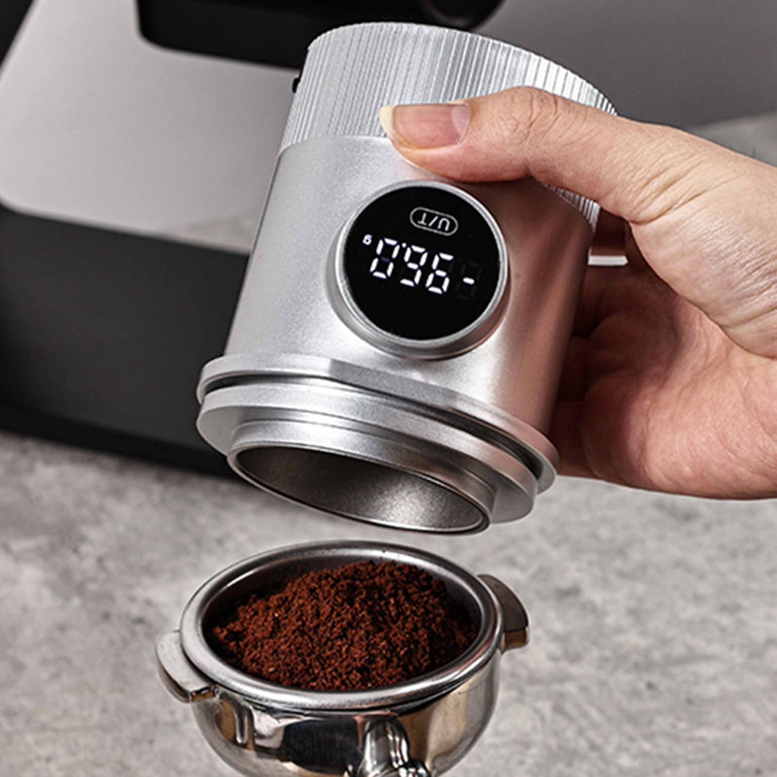 Taza dosificadora de café con báscula, medición de alta precisión para espresso, goteo, prensa francesa, precisión de 0,05 g