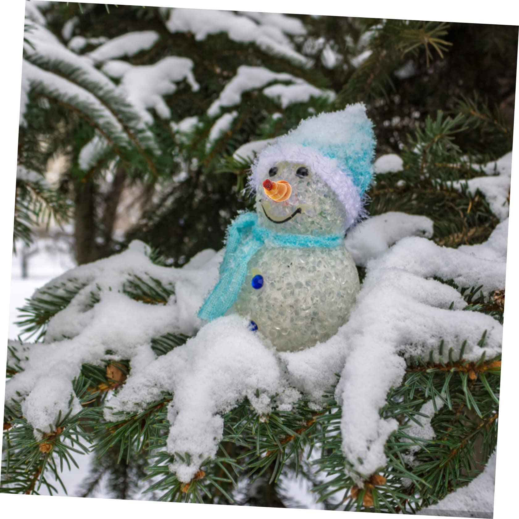 VILLCASE 3 Sätze Schneemann Nase Schneemann- Schneemann-nasenknöpfe Bausatz Winterdeko Christmas-Decorations Weihnachtsschneemann, Der Nase Macht Schneemann Liefert Plastik 2 Boxen * 3