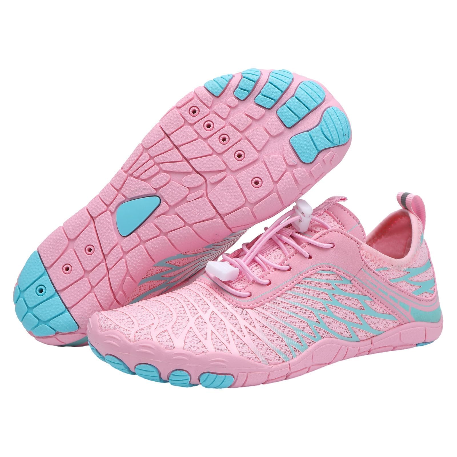 Zureto Scarpe da trekking da donna e da uomo, impermeabili, per trail running, sane e antiscivolo, scarpe a piedi nudi
