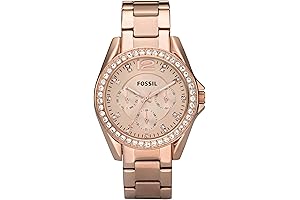 Women's Riley Quartz Stainless Steel Multifunction Watch in Shimmering Gold