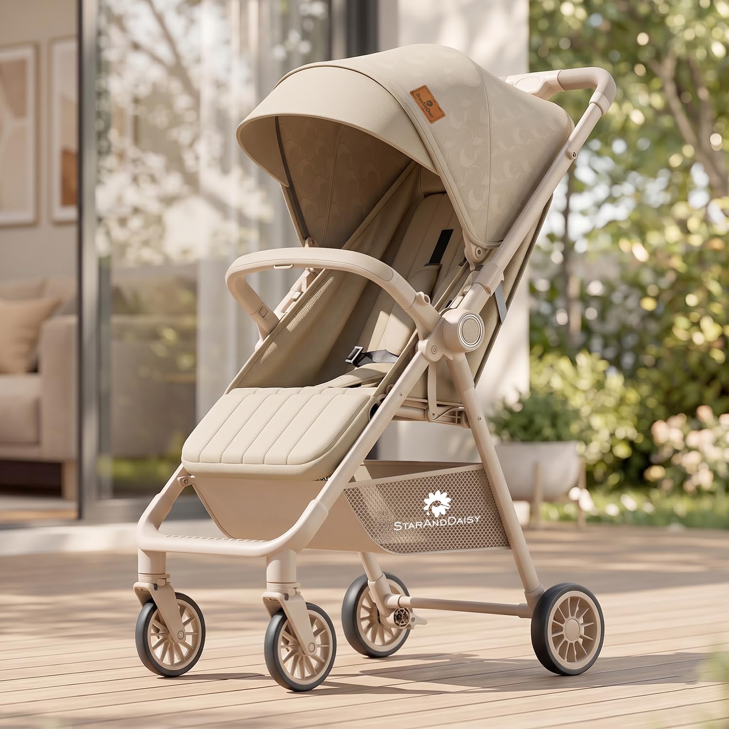 StarAndDaisy Foldable Stroller - Lightweight & Travel Pram -15