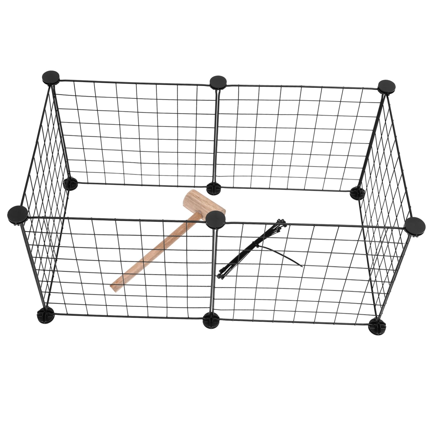 Cage pliable pour animaux 35x35 cm BESPORTBLE de 6 pièces