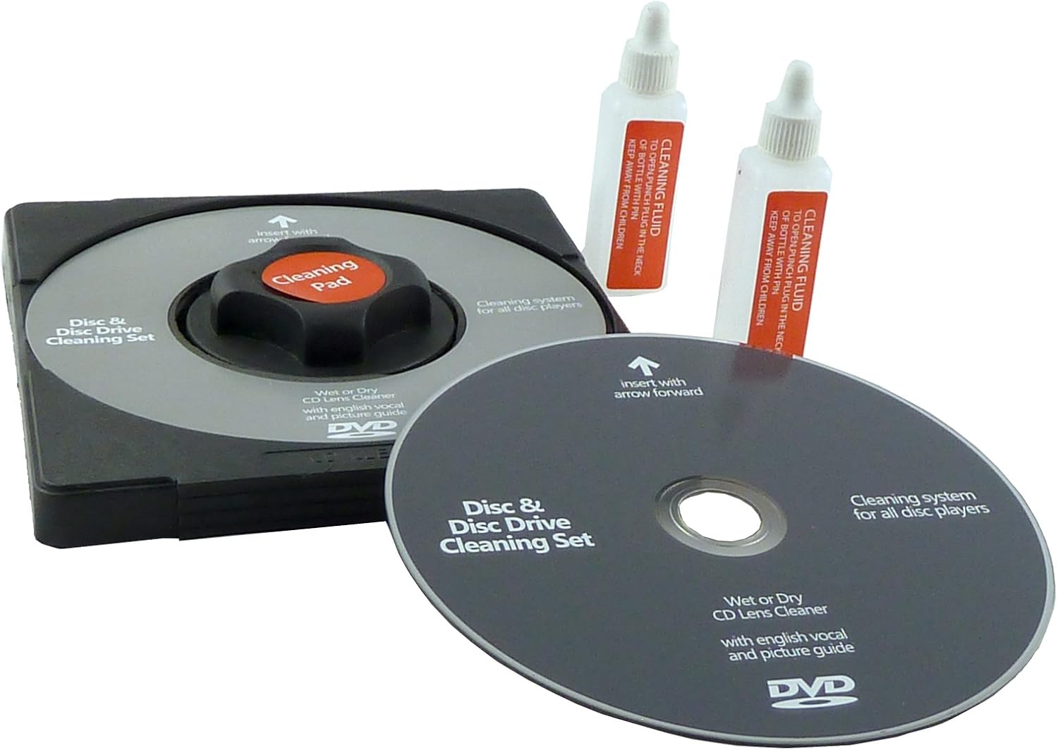 DVD Laser Lens Cleaner For DVD Players Only (Pack of 1) Amazon.co