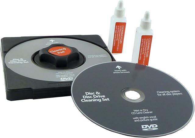 DVD Laser Lens Cleaner - For DVD Players Only (Pack of 1)