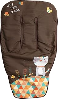 Babyline Kitty - Colchoneta para silla de paseo, color choco
