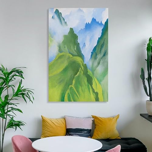 Miniatura 6 de BAIKAI Georgia O'Keeffe Machu Picchu I - Pósteres de arte para colgar en lienzo para pared, póster decorativo para dormitorio, arte moderno,