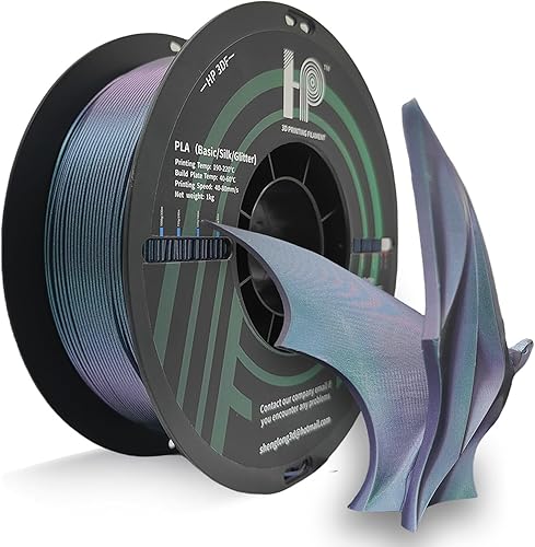 Miniatura 7 de Gitter - Filamento de ácido poliláctico (PLA) para impresora 3D HP3DF de 0.069 pulgadas (0.069 in), dureza mejorada, más ácido poliláctico 100%