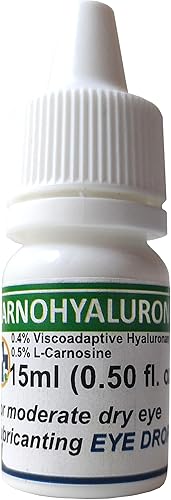 Gotas de gel lubricante para ojos 15ml con ácido hialurónico 0.4% y L-carnosina para mascotas Gato&Perro, hidratante, calma la sequedad e irritación