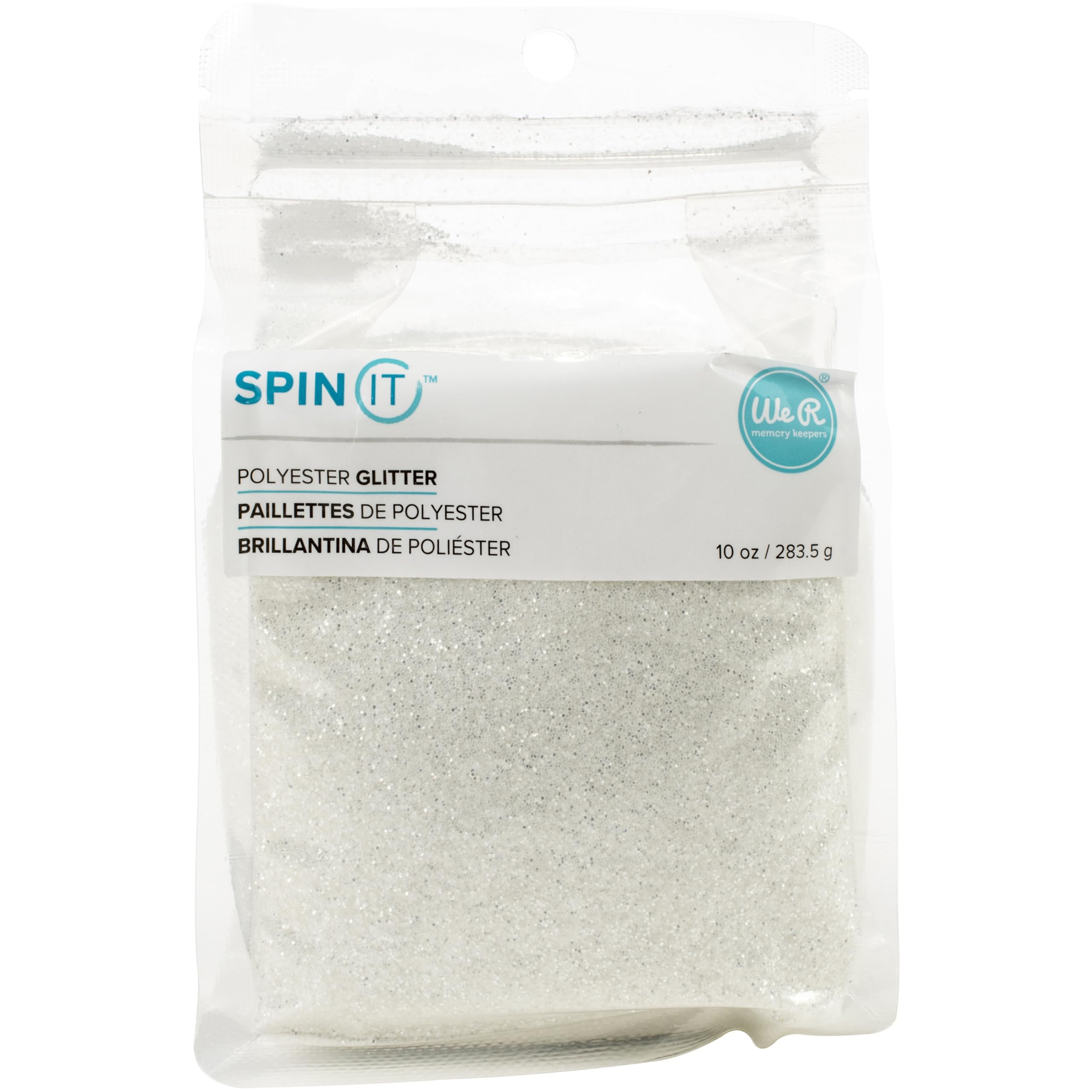 Glitter Extra Fino Blanco We R Memory Keepers Polvo de Purpurina para Manualidades