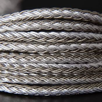 超希少!16芯 最高銀メッキOFC リケーブル mmcx/3.5mm標準プラグ 銀メッキ16芯リケーブル | オーディオみじんこ