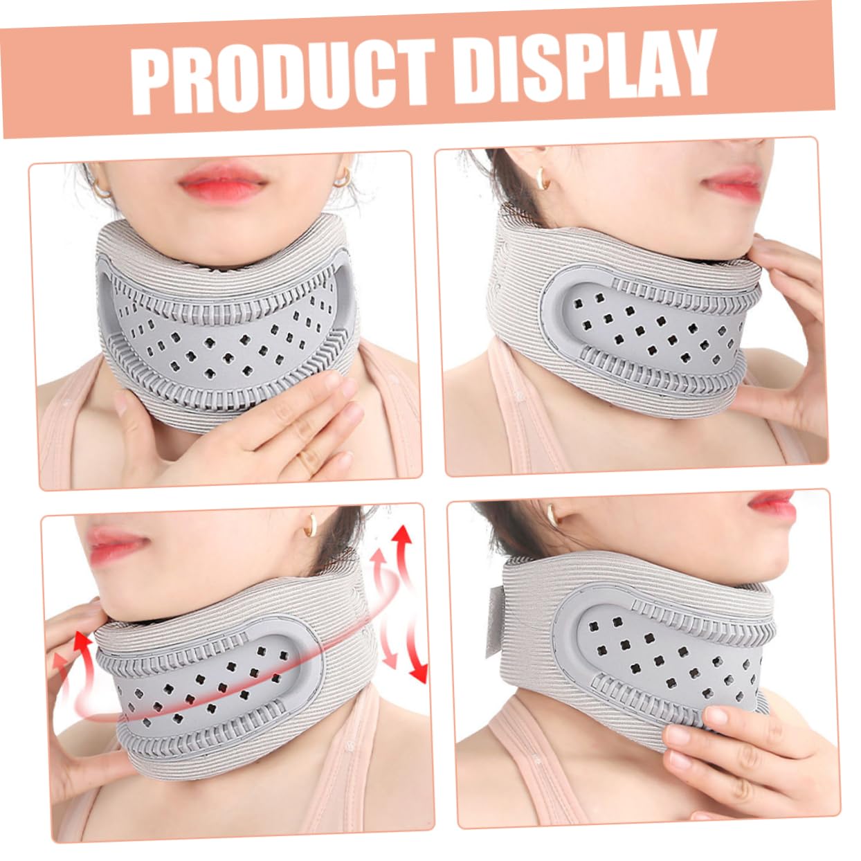 minkissy Lot de 5 cervicales pour la - Collier souple réutilisable pour femme - de voyage