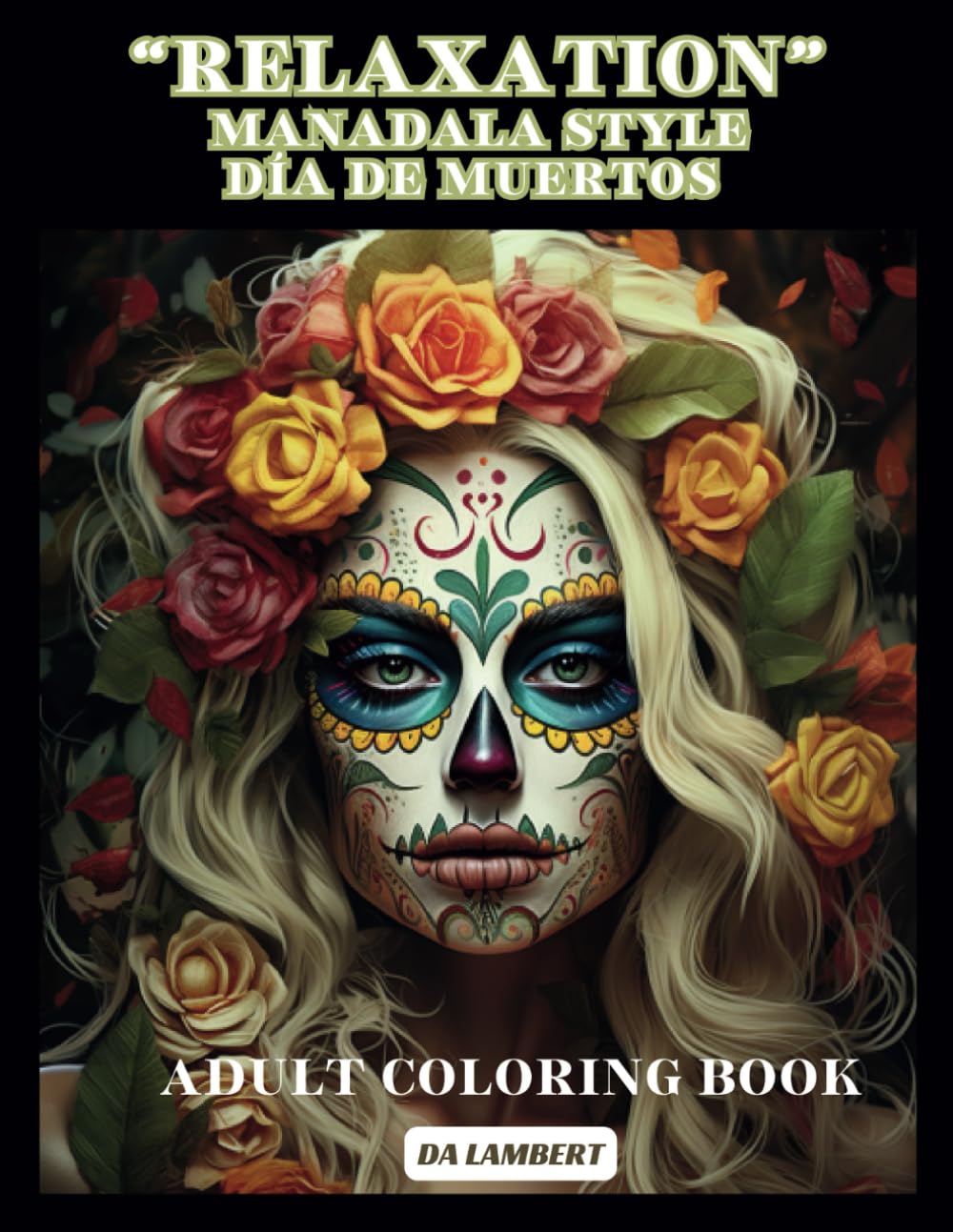"Relaxation" Mandala Style - Día de Muertos (Day of the Dead): Adult Coloring Book
