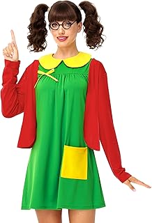 Adult Halloween Costume Long Sleeves Holiday Outfits Novelty 2 Piece Dress Sets