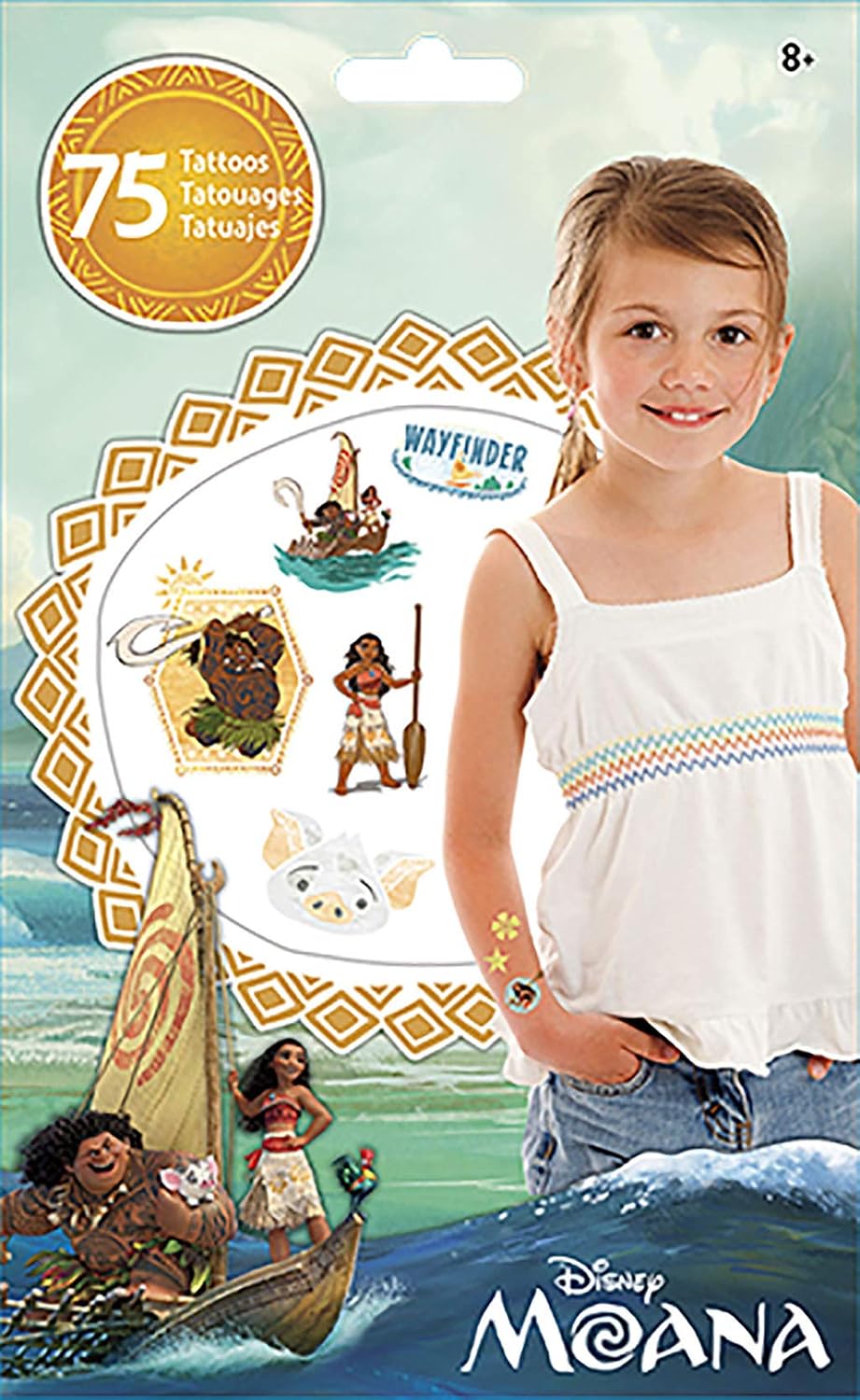 Trends International Disney Moana - Standard Tattoo Bag 75ct