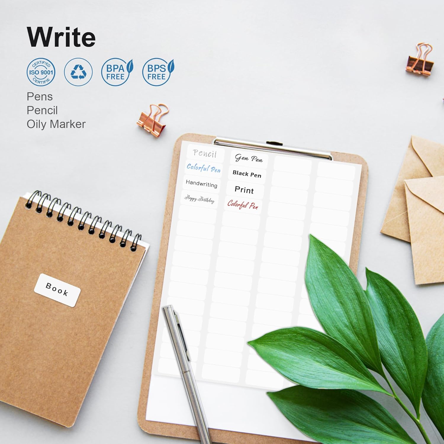 Address Labels, 2/3" x1-3/4 Shipping Address Labels for Inkjet & Laser Printers, Return Address Labels Compatible with 5195, 8195 and 18294 Labels, Easy to Peel (1500 Labels, 25 Sheets) - Image 6