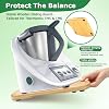Tabla deslizante de madera maciza, compatible con electrodomésticos TM5 TM6 | Bandeja deslizante de madera maciza, superficie lisa para deslizamiento fácil, base antideslizante y superficie fácil de limpiar para mover electrodomésticos de cocina 7