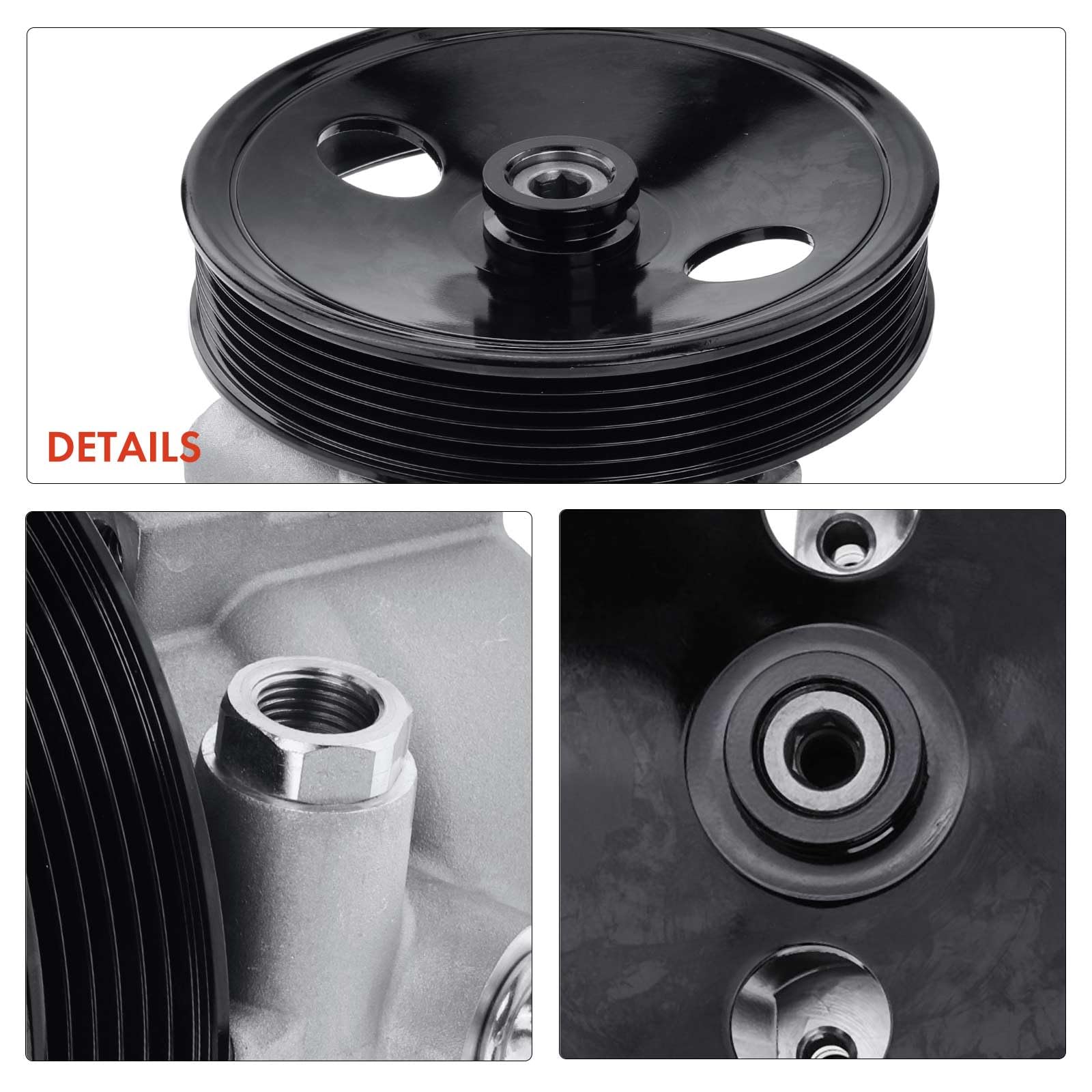 Frankberg Pompa servosterzo Compatibile con Wrangler III JK 3.6 V6 2011-2025 Replace# 20-1039,5154400AC