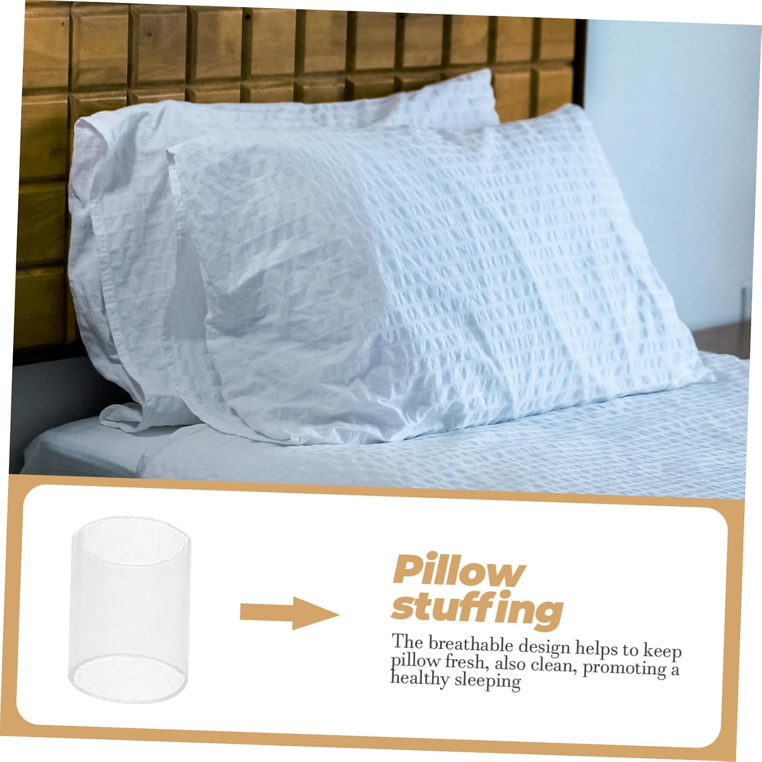 BUTIFULSIC Pillow Inserts Pe Tube Couch Cushion Filler Pillow Filling for Comfortable Sleep