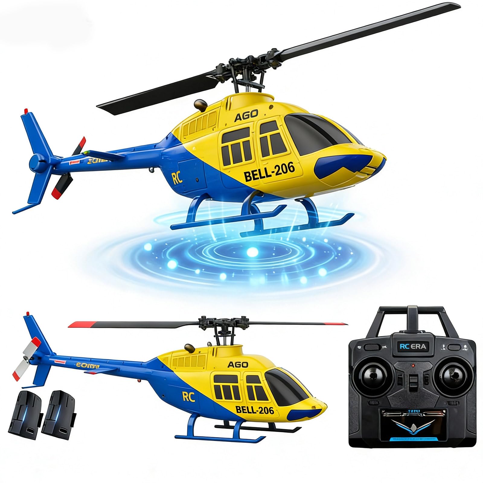Amazon.com: Ssccgym A60 206 Remote Controlled Helicopter Aircraft