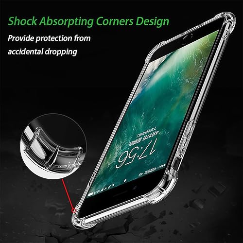 Miniatura 5 de siduater Funda con soporte para correa para iPhone 11 Pro Max con soporte, funda protectora de TPU suave y transparente a prueba de golpes,