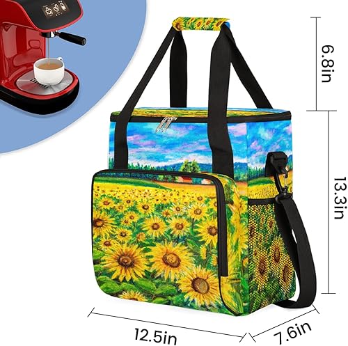 Miniatura 2 de Bolsa de viaje compatible con Keurig K-Mini o K-Mini Plus portátil para cafetera, con bolsillos para cápsulas K-Cup K-Mini o K-Mini Plus