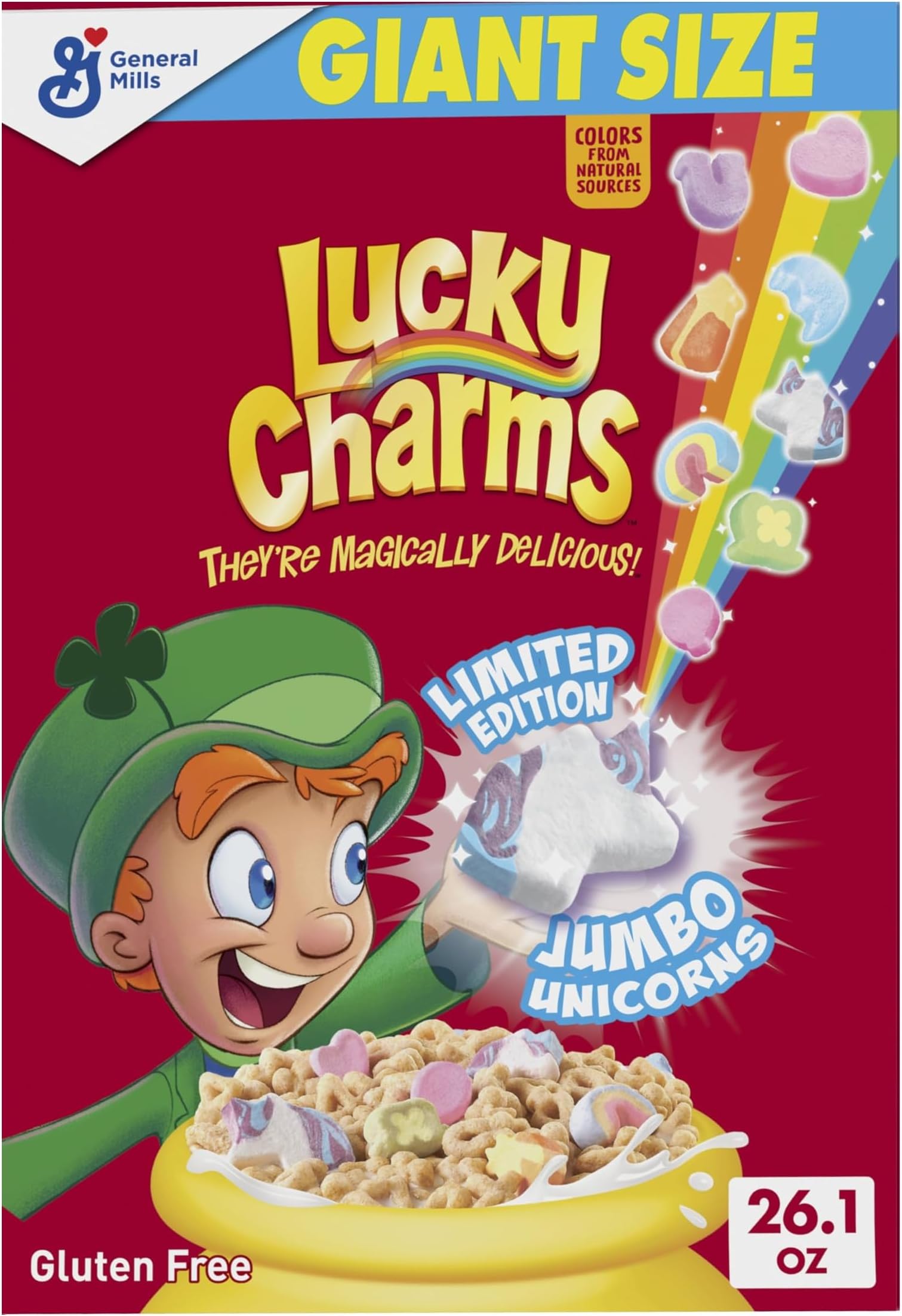 Gluten Free Cereal with Marshmallows, Giant Size, 26.1 oz