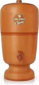 Filtro de Água Classic São João 2 Velas Tripla Ação 8 Litros e Boia