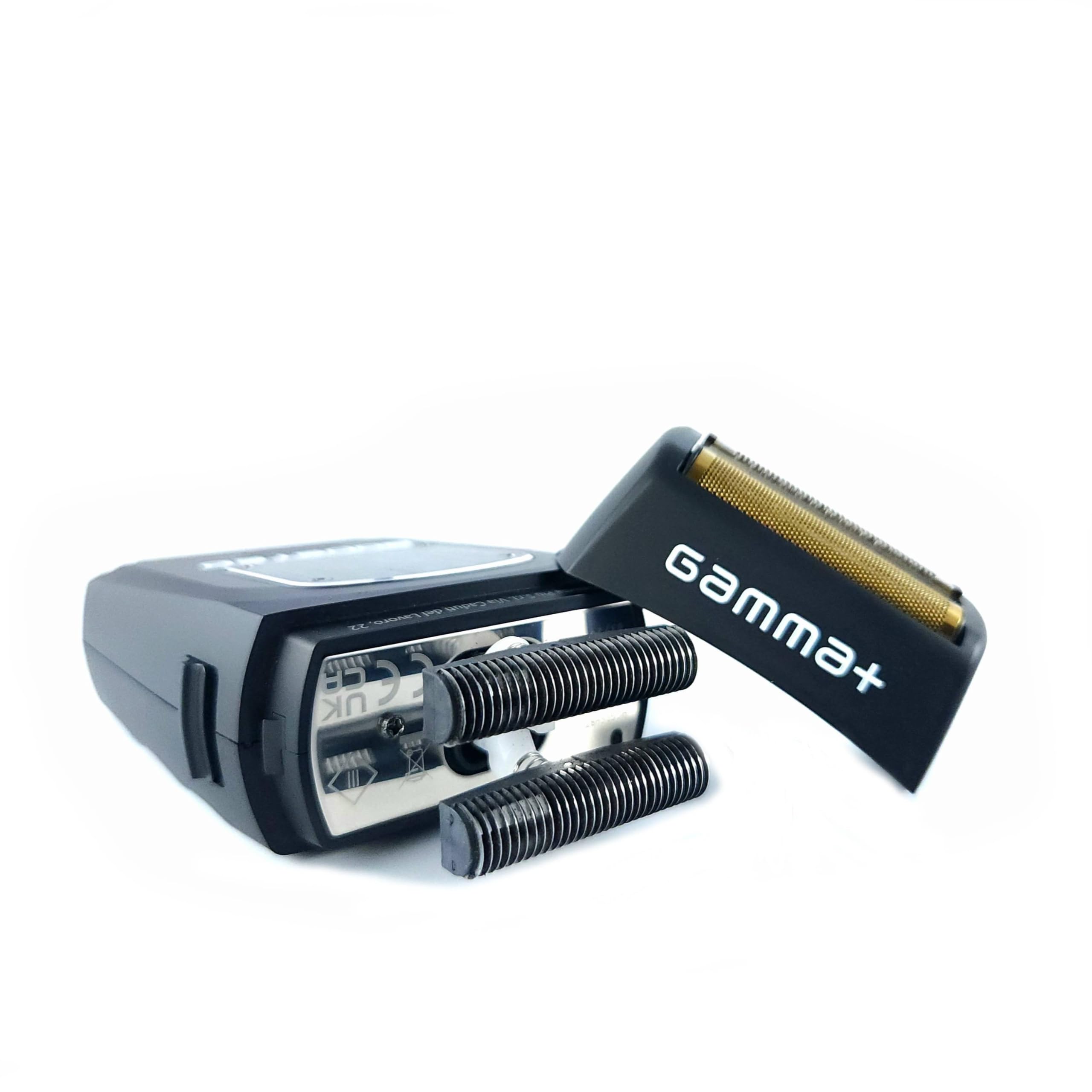 GAMMA+ Replacement Set of 2 Stainless Steel Crunchy Cutters Compatible with Gamma+ Boosted Shaver