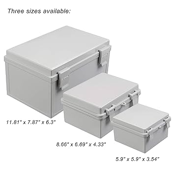 CrocSee ABS Plastic Dustproof Waterproof IP65 Junction Box