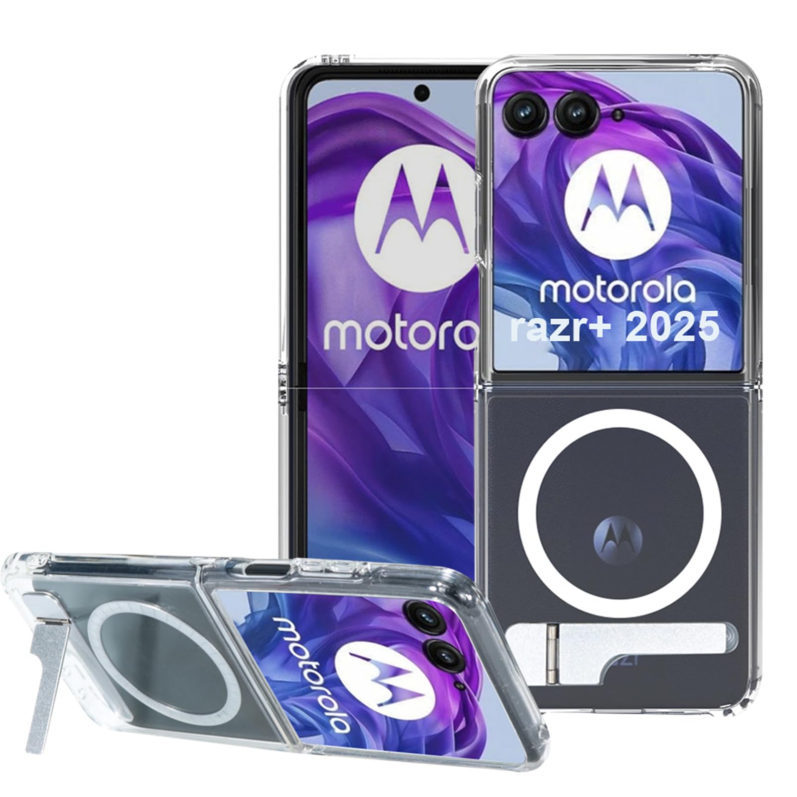 Photo 1 of condgood Moto Razr+ 2025 Case with MagSafe Kickstand