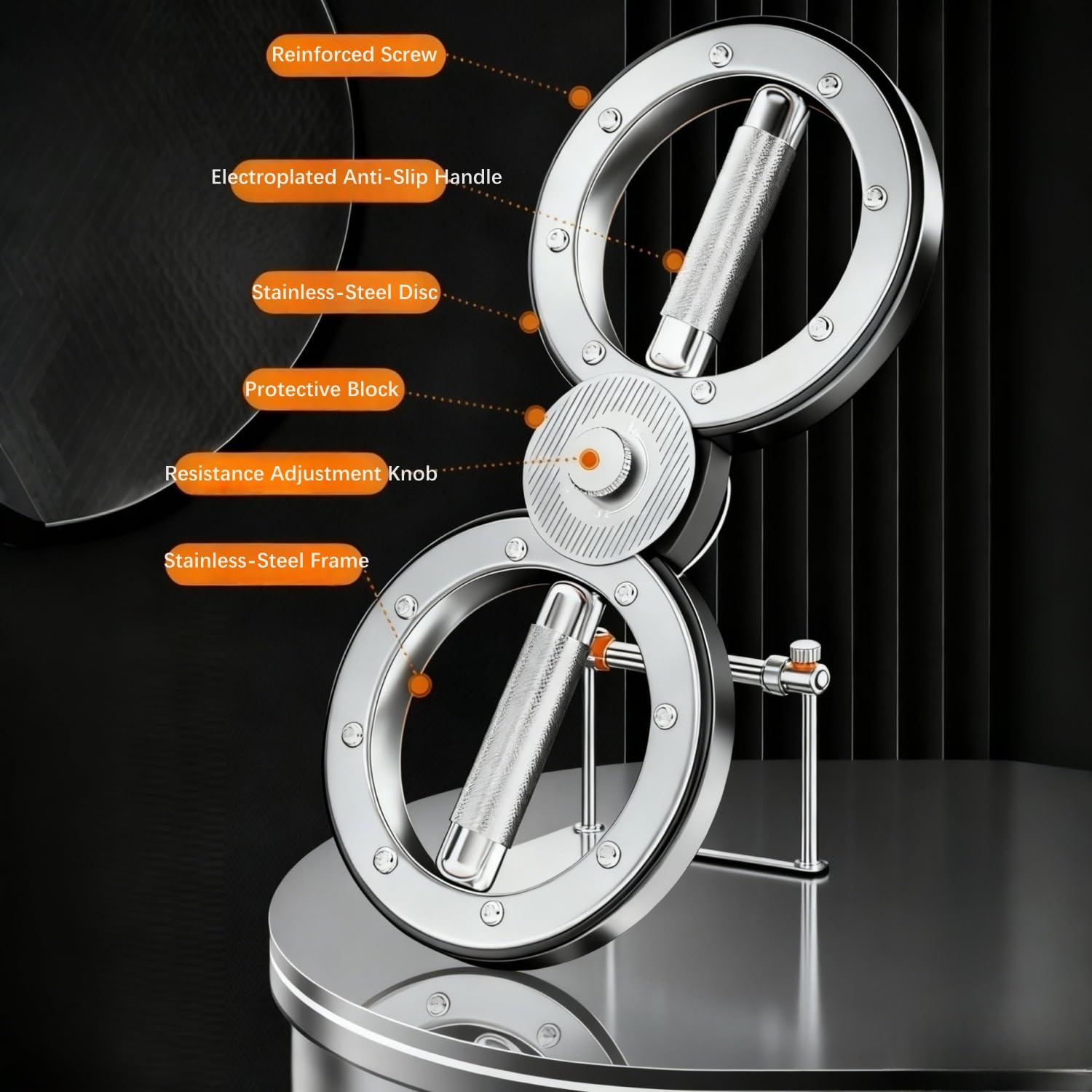 Máquina rotadora con resistencia ajustable, entrenamiento de brazos, dispositivo de ejercicio para hombres y mujeres, dispositivo de fortalecimiento de antebrazos, ejercitador de brazos y