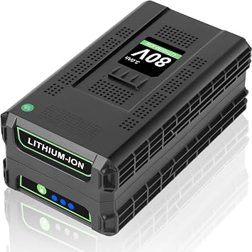 80V Battery Compatible for Greenworks 80V Battery Replacement, 3.0Ah Lithium Ion Battery Compatible for Greenworks Pro 80 Volt Battery GBA80200 GBA80250 GBA80300 Cordless Power Tools