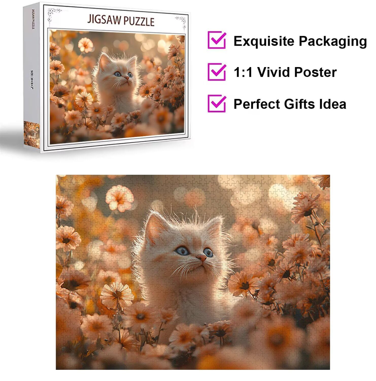 Puzzle dla dorosłych 2000 elementów trudne wyzwanie, roślina, n-927