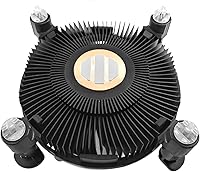 Vista 3 de CPU Cooler Aluminum Heatsink Copper Core Base 4-Pin PWM 92mm Fan Pre-Applied Thermal Paste for Intel Core i3 i5 i7 i9 Socket 1200 1151 1150 1155