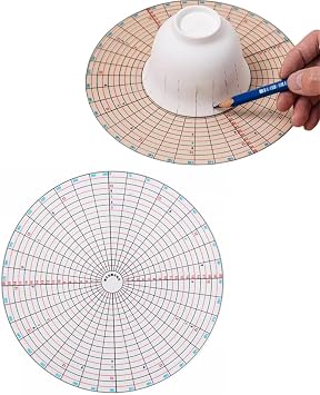 Ceramic Pottery Trimming Spinner Tools,7.9" Rotary Disc Practical Pottery Wheel Trimmer Tool Clay Tools,Pottery Finishing Tools Clay Spinner for Potters and Clay Artists, 1pcs
